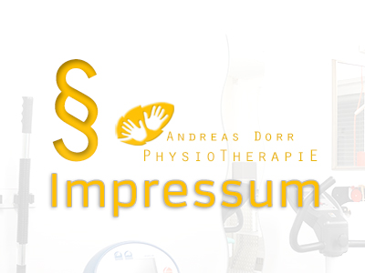 Impressum Andreas Dorr